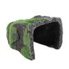 Reptile Hideout Cave Resin Tortoise Cave Basking Platform Aquarium Decor for Gecko Spiders Frogs
