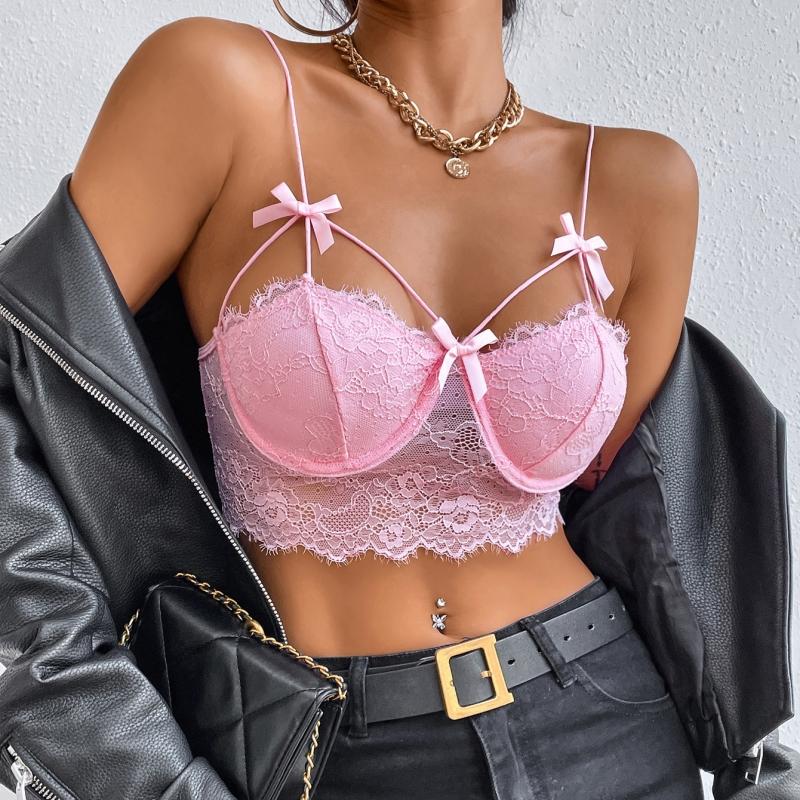 Nová, krajkou zavinutá sexy košilka slim Fit s rybí kostí bez zad