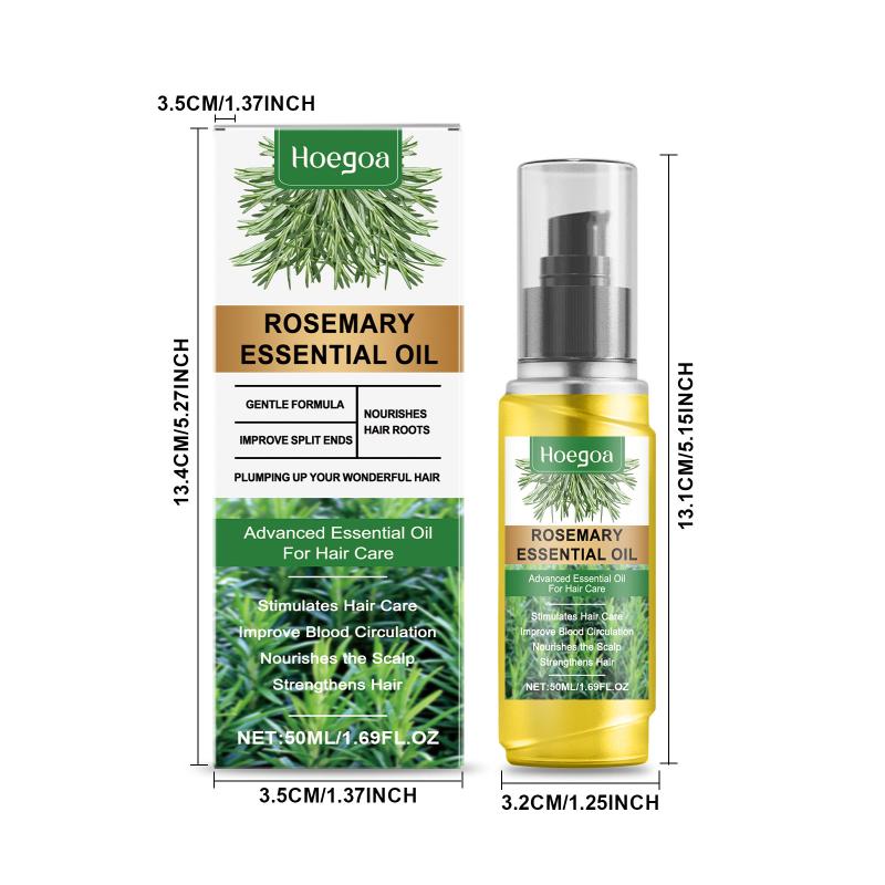 Rosemary Essential Oil Hair Growth Oils Pure Natural 50Ml Hair Essential Oils For Nourish Shiny Hair Healthy