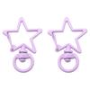 31X39mm Candy Colored Alloy Shell Shaped Spring Buckle Special-shaped DIY keychain Accessories Creative Accessories Hanging Ornaments