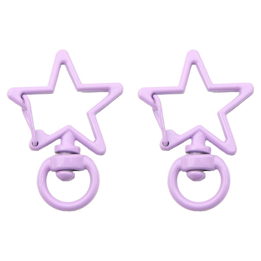 31X39mm Candy Colored Alloy Shell Shaped Spring Buckle Special-shaped DIY keychain Accessories Creative Accessories Hanging Ornaments