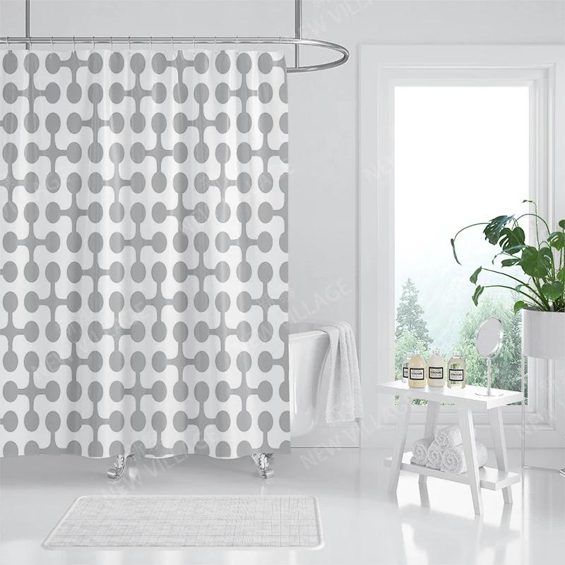 Wodoodporne zasłony prysznicowe z tkaniny Akcesoria do zasłon łazienkowych Zasłona kąpielowa pod prysznic 180x200 240*200 dekoracja boho abstrakcyjna