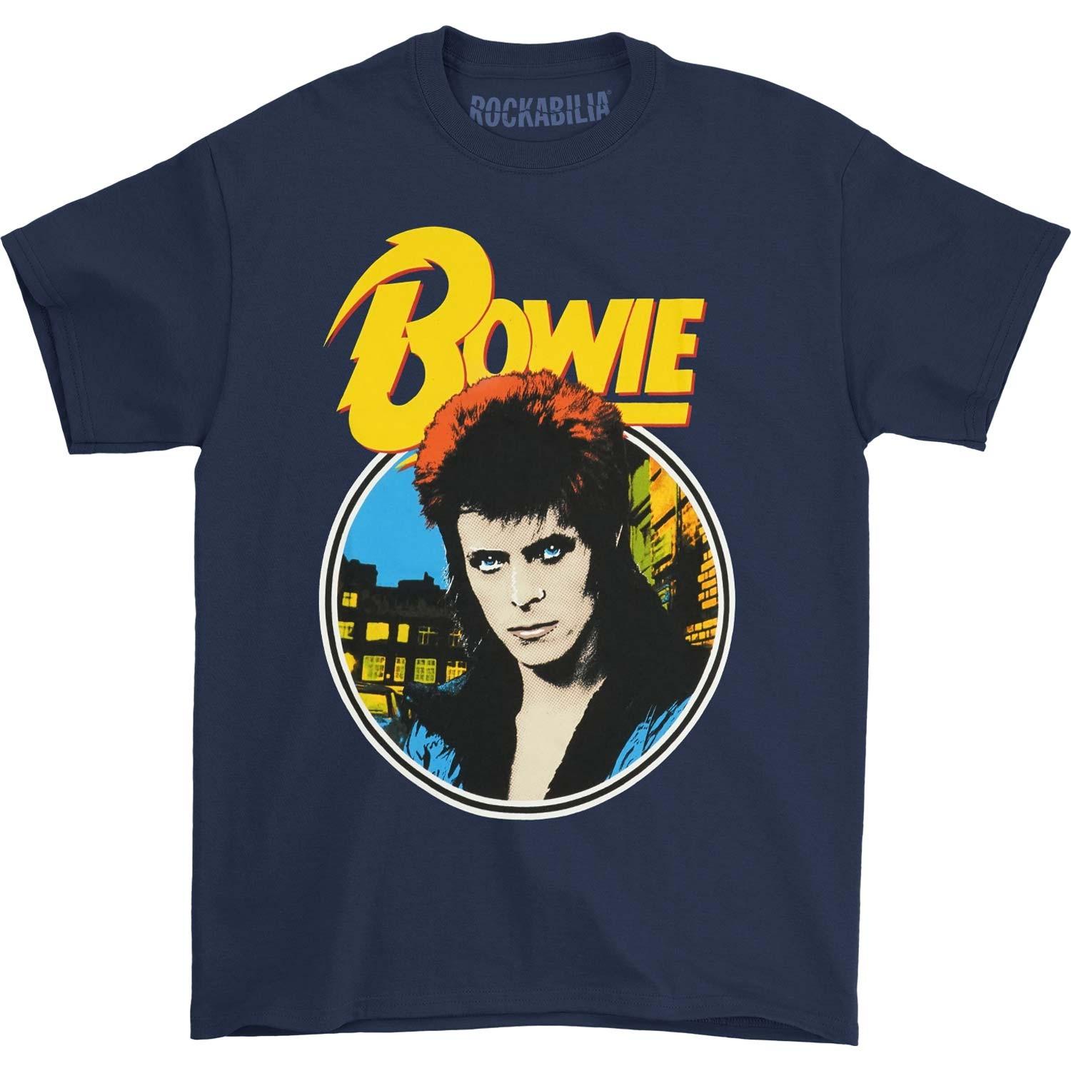 Men s David Bowie Ziggy Stardust Prime T-shirt Small Midnight XXL