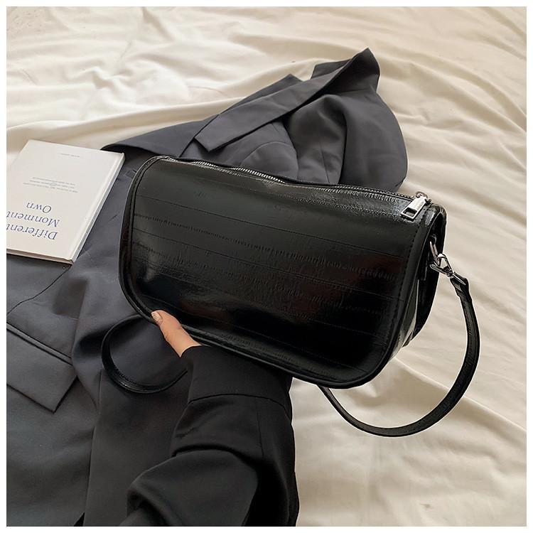 IELGY Женская модная универсальная большая вместительная серебристая сумка через плечо — фото 8