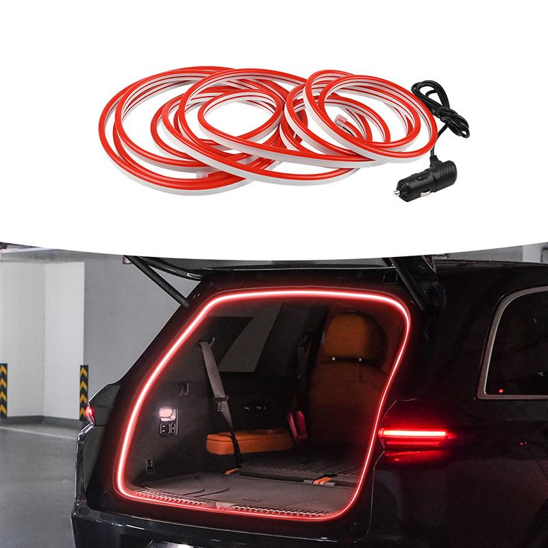 Multi-Color Car Trunk Light - Waterproof LED Atmosphere Lamp - Plug & Play via Cigarette Lighter - Interior Styling Upgrade