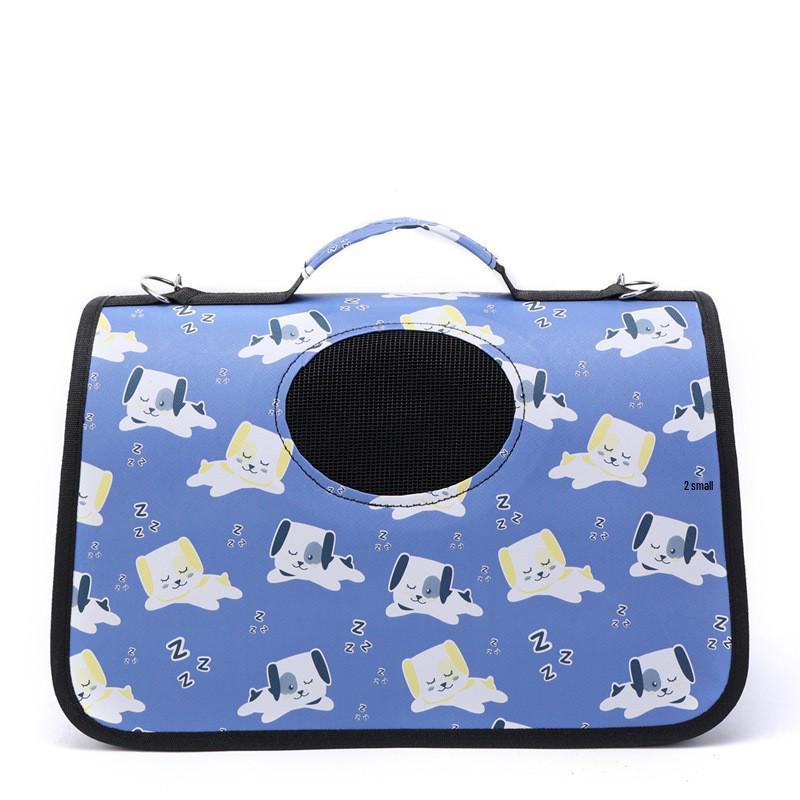 Portable Foldable Cat Carrier: Spacious, Breathable Pet Capsule for Travel
