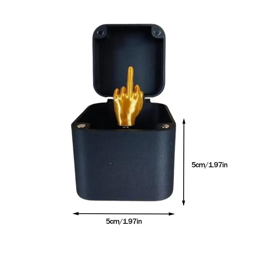 Funny Middle Finger Pop Up Creative Gifts Funny Gag Gifts Christmas Accessories Desk Decoration Surprise Box Toys Middle Finger