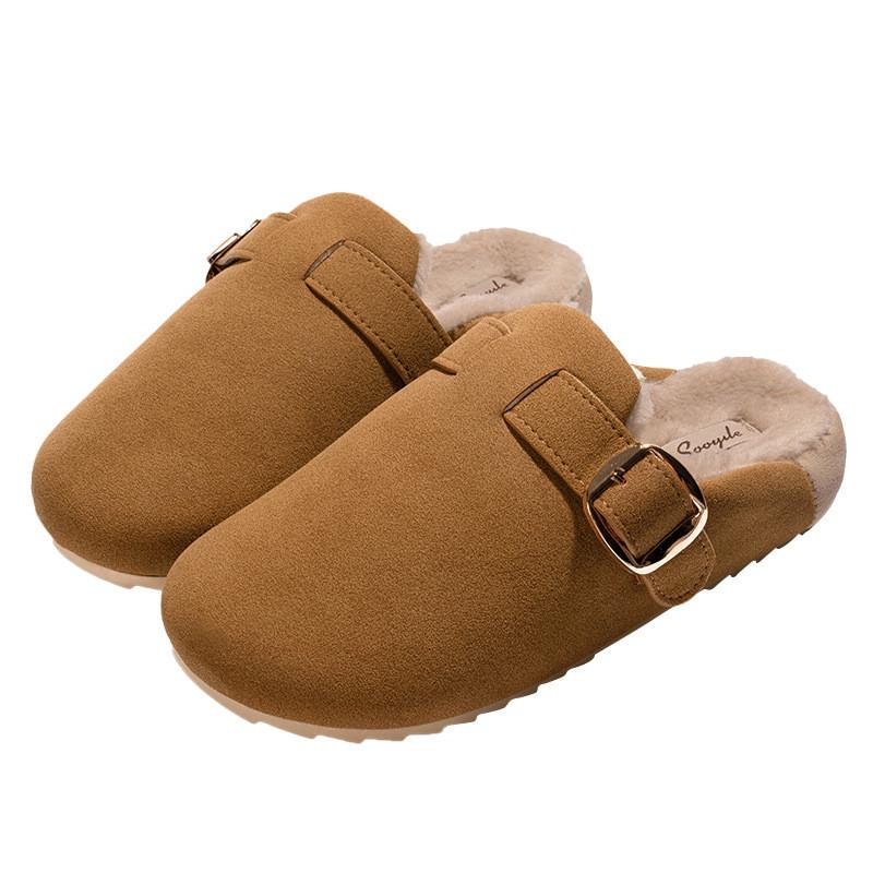 Womens Plush Slippers With Non Slip Tpr Sole For Cozy Home Indoor Comfort