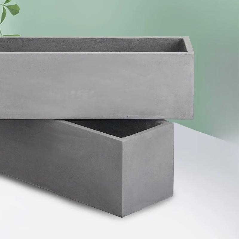 Rectangular Cement Magnesium Mud Planter