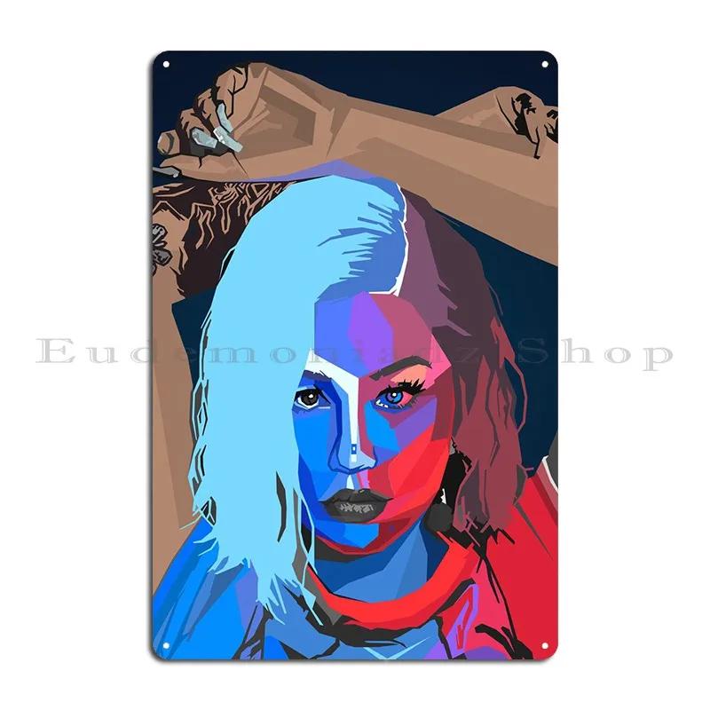Iggy Azalea Rapper Metal Sign Party Wall Decor Wall Decor Garage Print Tin Sign Poster