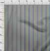 oneOone Bomull fleksibelt stoff flerfarget stripe trykt stoff 1 Yard 40 tommer
