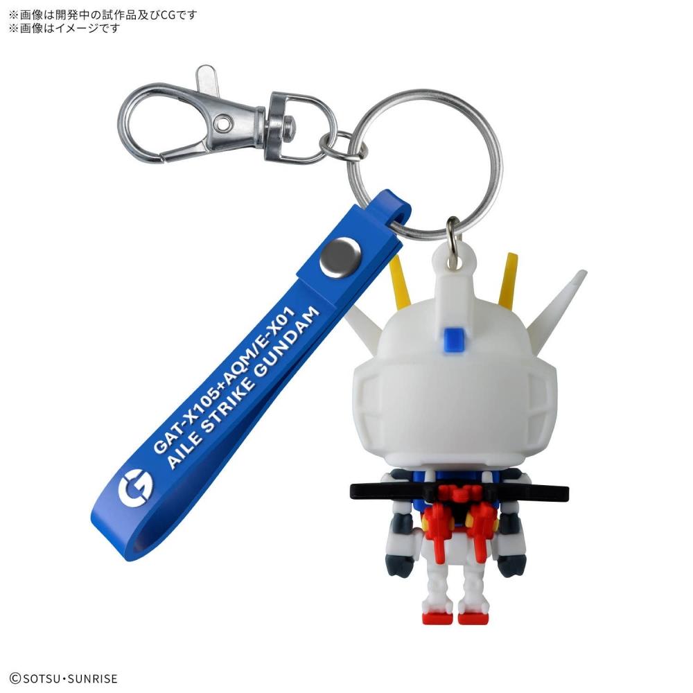 Gundam Seed Ailestpla Kun 3d Rubber Mascot Keychain