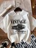Vintage Car Graphic Tops Short Sleeve Cotton Print Unisex Tshirts Street Breathable Comfortable Fashion Tee Loose Female T Shirt