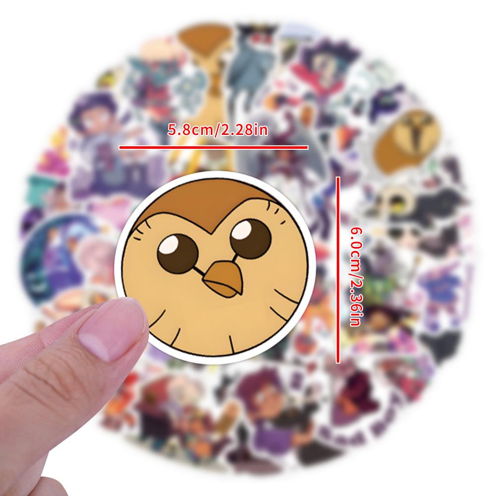 55 The Owl House Graffiti Stickers Decorate Scooter Laptop DIY Stickers