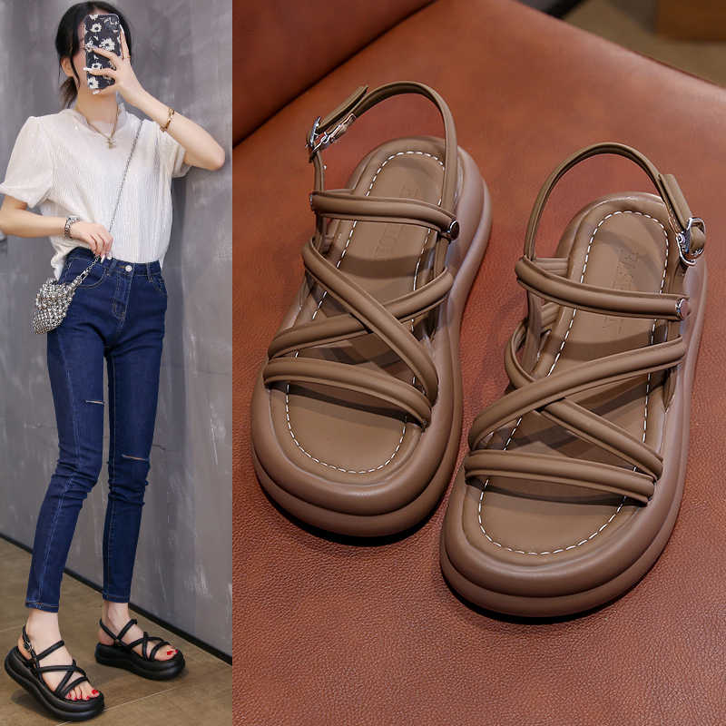 Fashion Non-slip Ribbon Loafer Women Women Summer Sandals Shoes Hawaiian Flip Flops Woman Sneakers Sports New Fast Tensi Tenisse