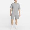 Nike Solo Swoosh Fleece Shorts Dunkelgrau Heather/Weiß Herren Streetwear DV3055-063