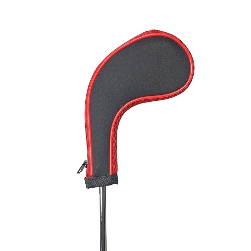 10Pcs Mesh Fabric Golf Head Cover Golfs Club Head Golf Wedges Cover with Number