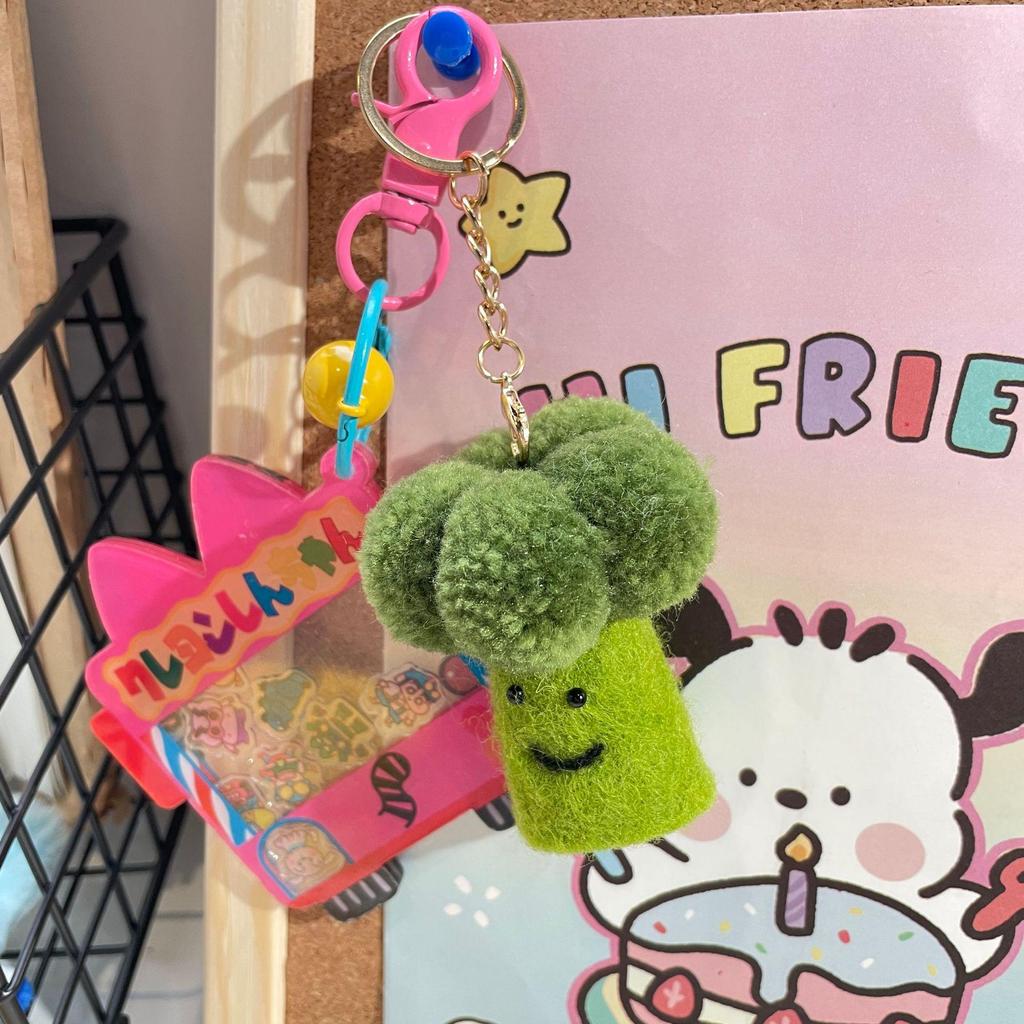 Creative Broccoli Pendant: Fresh Green Doll Bag Charm & Shoulder Bag Accessory GJ87
