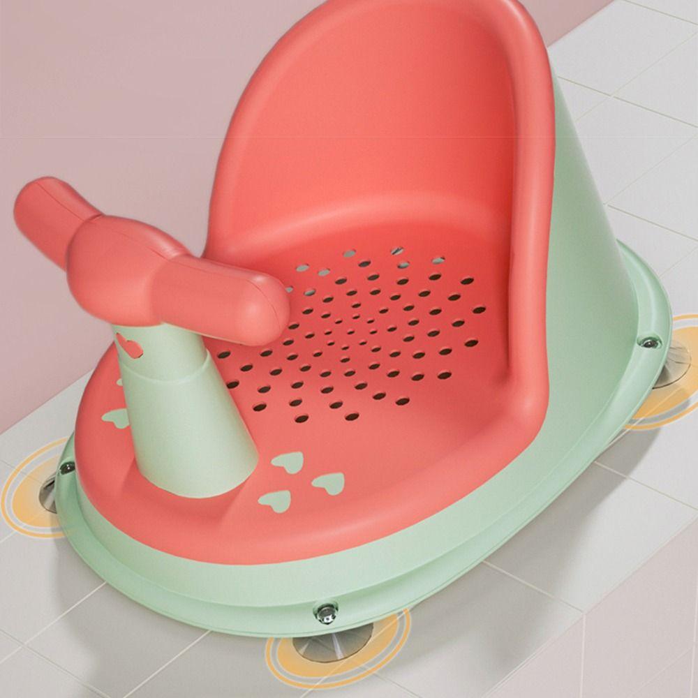 Comfortable Infant Bath Seat Portable Baby Shower Seat Round Edge Baby Bath Chair  Newborn