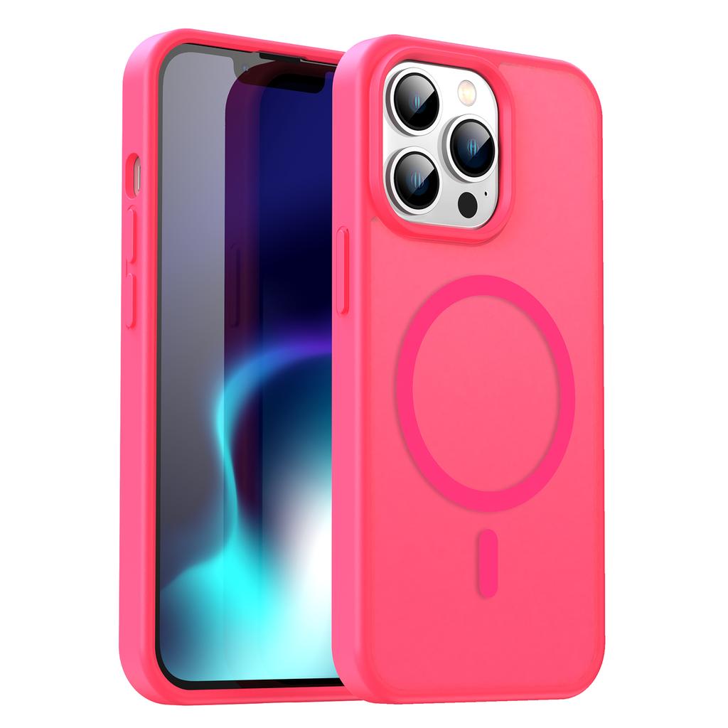 iPhone 16 Pro Magsafe Phone Case,Translucent Matte Shockproof Magnetic Phone Cover for iPhone 16 Pro