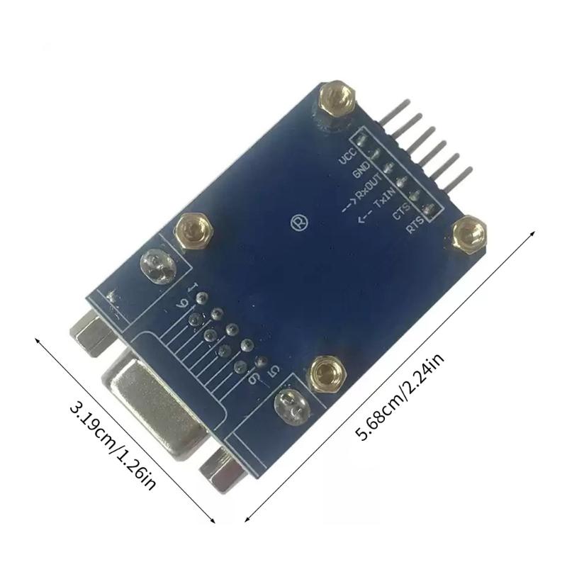 Industrial RS232 UART Serial Port Module SP3232 Chip RS232 To UART Enhances Signal Stability