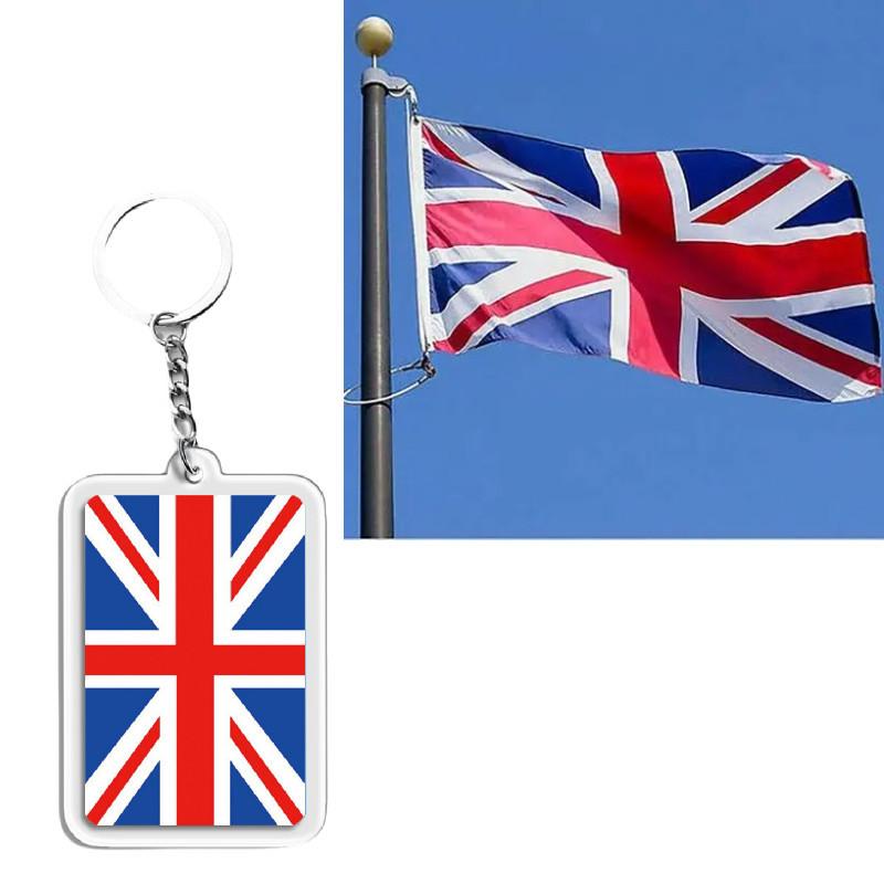 Acrylic Keychain With National Flags For Football Fans Small Gifts And Souvenirs