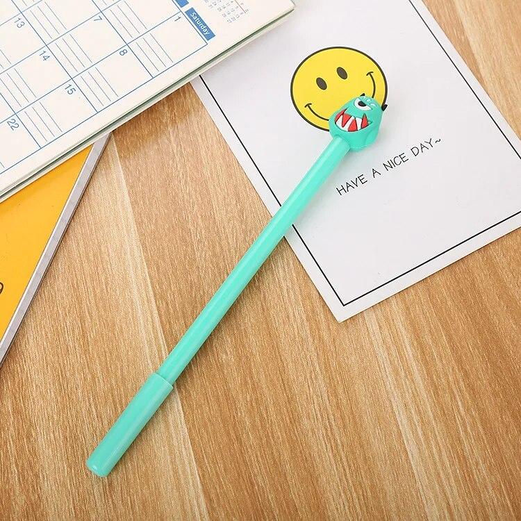 

1 шт., милые креативные гелевые чернильные ручки «Демон», мультяшные канцелярские принадлежности, гелевая ручка