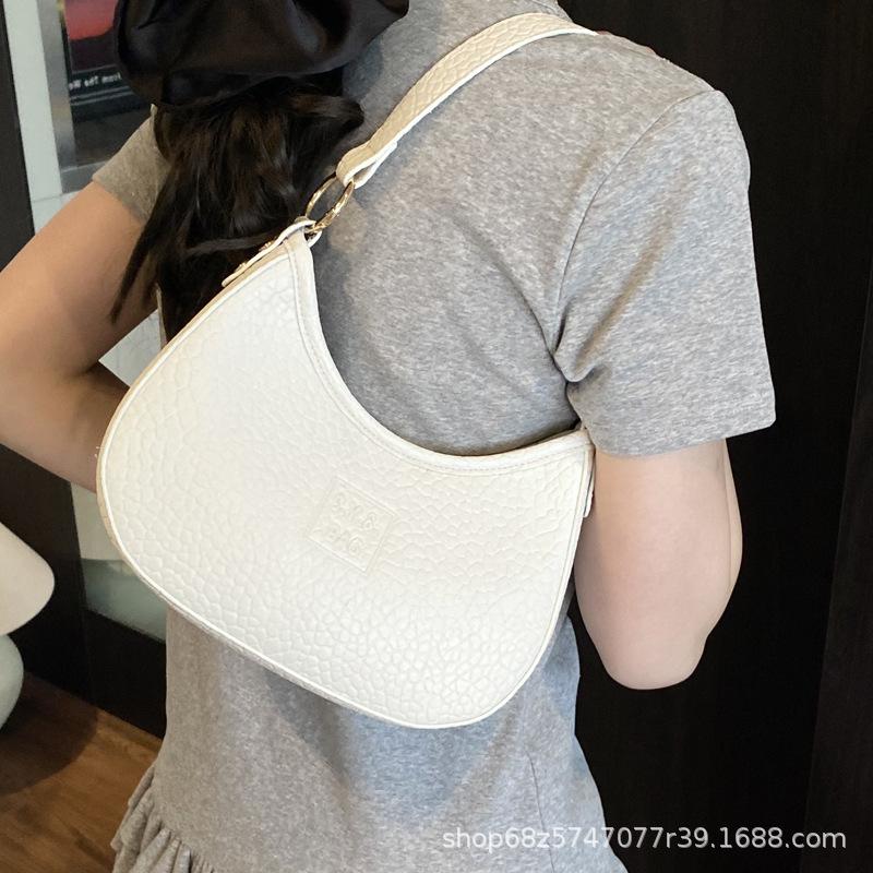 Popular Bag Women's 2025 New Korean Version of Fashion High-end Foreign Style One-shoulder Armpit Bag Niche Dumpling Bag Crossbody Bag