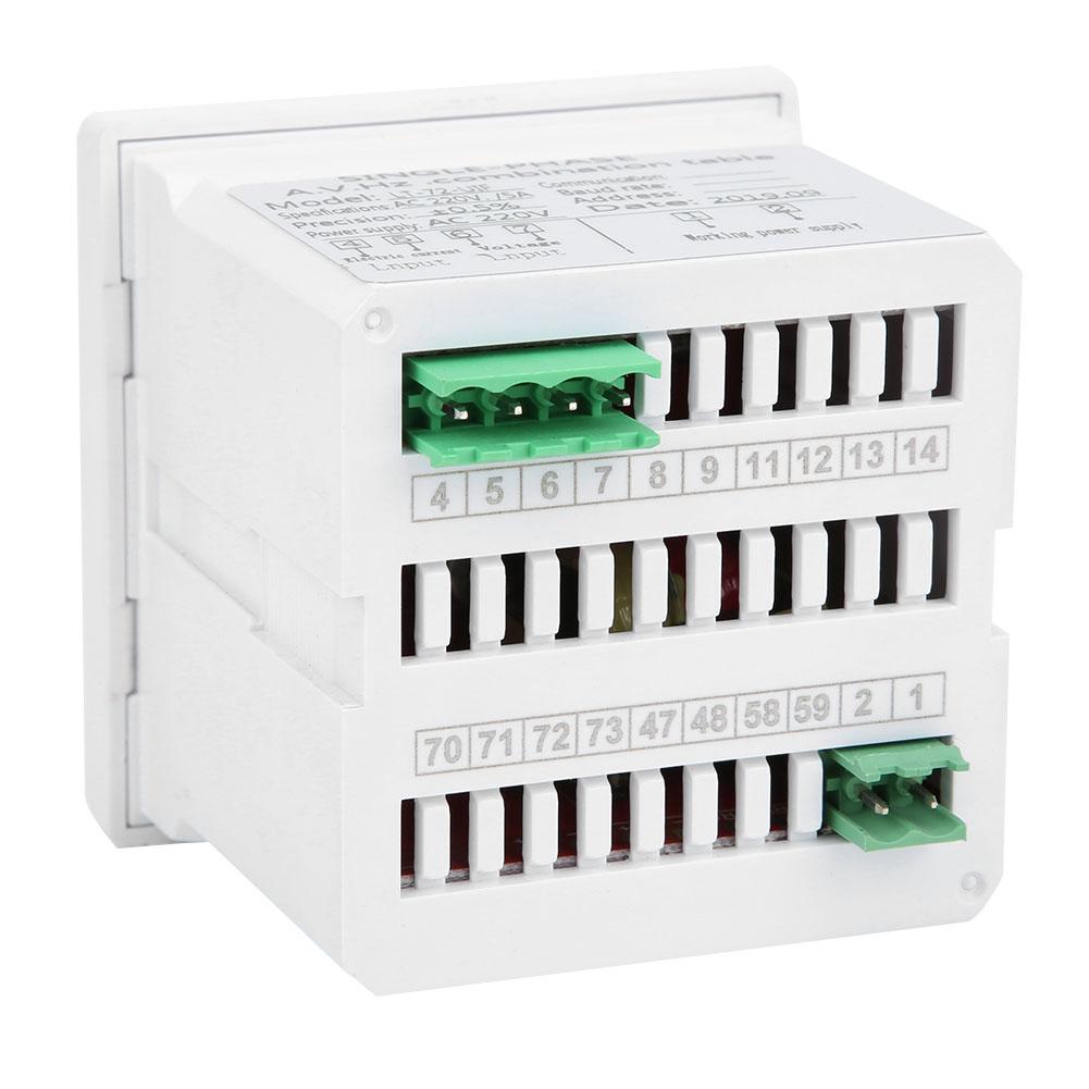 72 UIF Multi Function Meter Single Phase A V HZ Digital Display Meter Ammeter Voltmeter Frequency