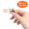 500pcs Merry Christmas Stickers  Round Christmas Tags Stickers for Kids Gift Baking Package Envelope Stationery Decoration