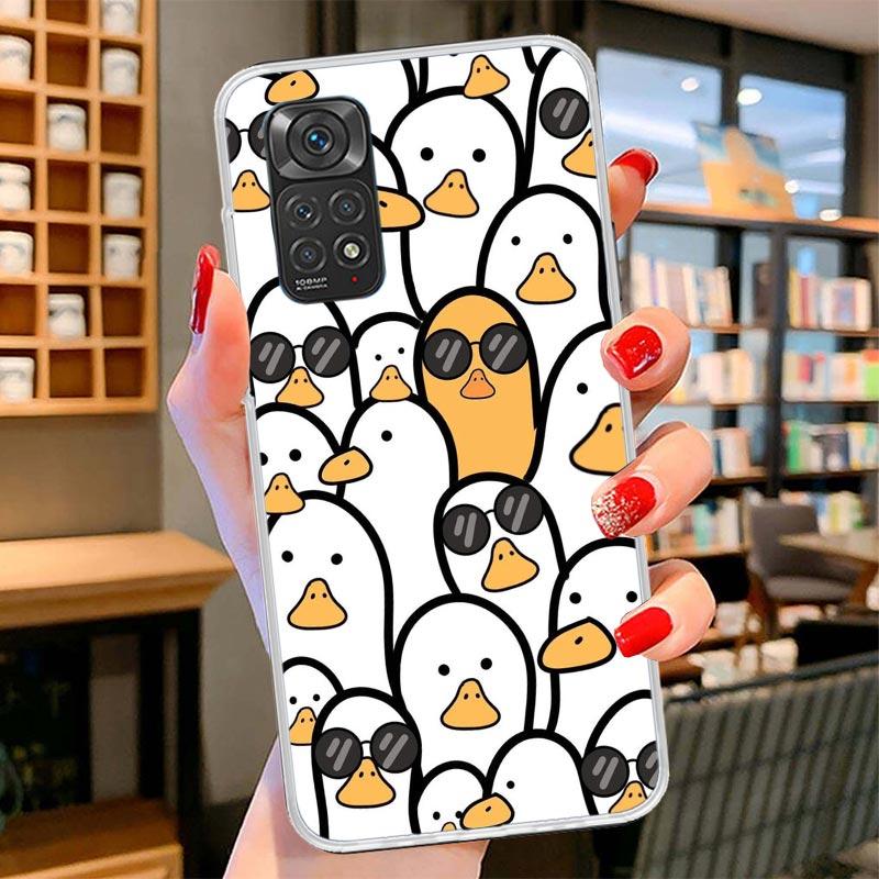 Cartoon Duck Goose Game Cover Phone Case For Xiaomi Redmi Note 15 14 13 12 11 10 Pro Plus 14S 12S 11S 11T 11E 10S Soft Fundas Sh