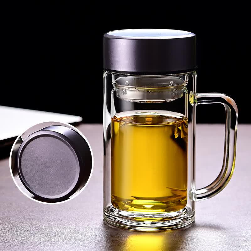 Shui Yi Bei High-Temperature Double-Layer Glass Mug