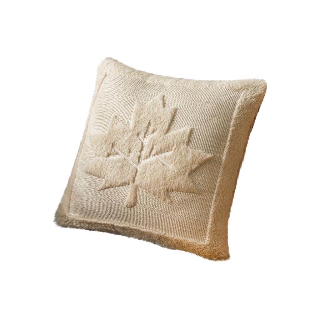 Maple Leaf Pillow Cover - Seasonal Decorative Pillowcase For Fall Home Decor