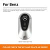 CRV1   Alloy Style Car Key Case Cover Shell Fob Key Case Waterproof For Mercedes Benz 2021 C/S Class W223 W206 S350L S400L S450L S500L