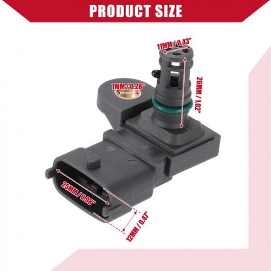 Manifold Absolute Pressure Sensor Single  For Dodge Challenger 2015-2017