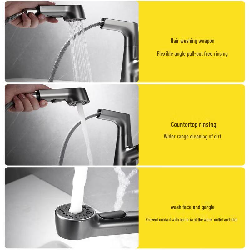 TLXT Multifunction Retractable Basin Faucet