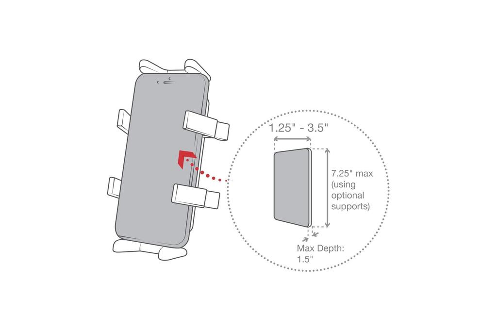 RAM MOUNTS Finger Grip (No Ball) RAM-HOL-UN4U