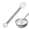 304 Stainless Steel Miso Stirring Stick Double-head Whisk Manual Cream Sender Stirring Spoon Food Grade Blender Kitchen Tool