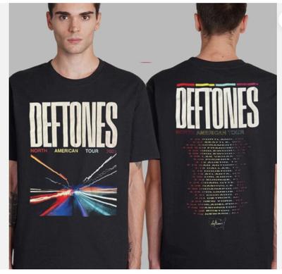 Deftones North American Tour 2025 Merch Tour Dates Two Sides Unisex T-Shirt Unisex T-Shirt