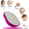 Crystal Hair Eraser - Removedor de pelos indolor para mulheres e homens, braços, pernas e costas, esfoliação suave portátil, reutilizável e lavável