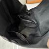 Cross-border first-layer cowhide commuter large-capacity women's bag zipper triangle bag versatile portable shoulder lazy wind underarm bag