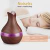 USB Dual Leaf Essential Oil Diffuser: Petal Humidifier Aromatherapy Vase - 300ml Mini