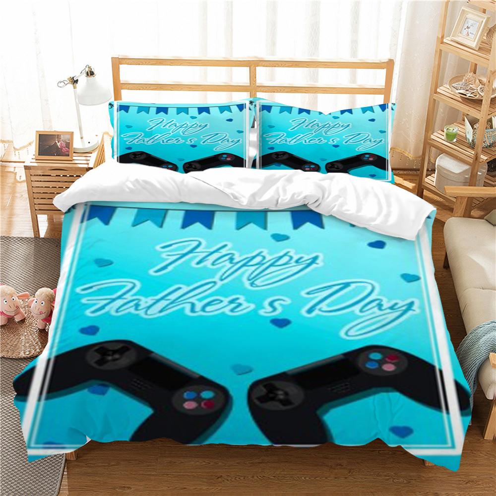 3D herní potisk Povlečení Přikrývka Přikrývka Dekor do ložnice Povlak na polštář Polyesterová přikrývka