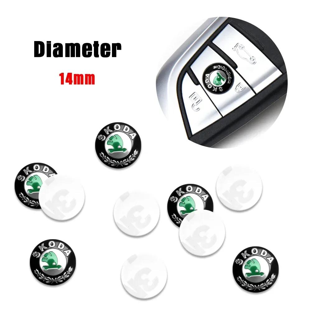 2025 Horké Samolepky na Auto Skoda Speciální Kryt Klíče Znak Nálepka Pro Skoda Octavia Rapid Kodiaq Karoq Superb Fabia Kamiq MK1 Auto Klimatizace
