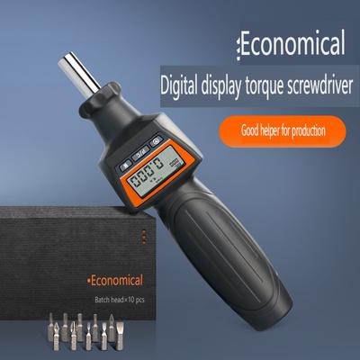 SNS-8N.m Digital Torque Screwdriver Kit  LCD Display Reversible Torque Wrench Data Storage In Peak Mode with 10pcs Bits