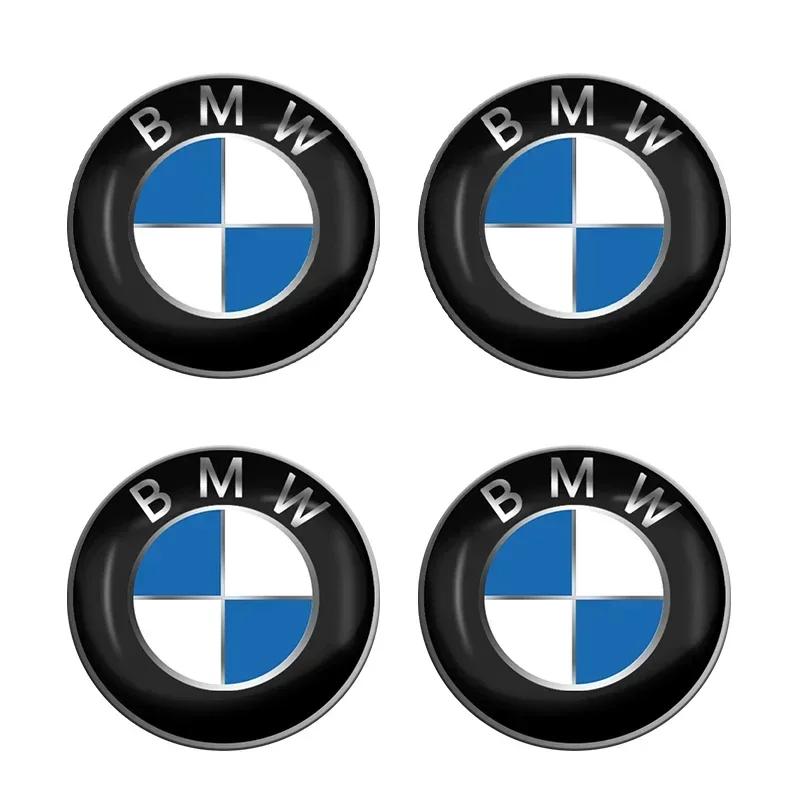 

4pcs 56mm Car Badge Wheel Center Cover Stickers Hub Caps Decal For BMW M M3 M5 M6 X3 E46 E90 E39 F10 F20 F30 G20 E60 E36 E34 X6