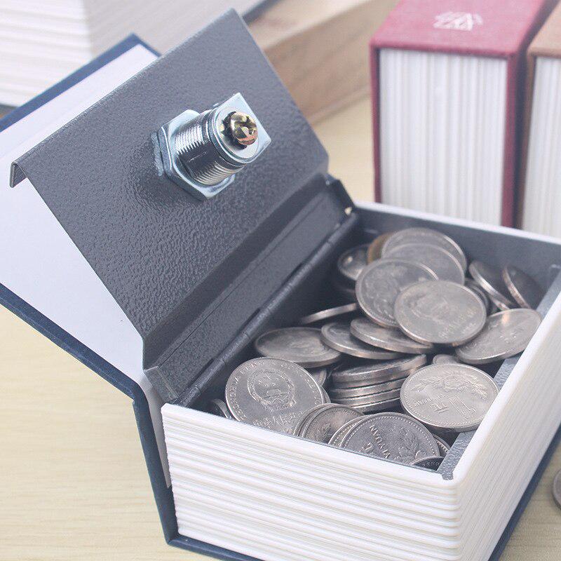 ALLOMN Book Safe with Combination Lock Dictionary-Shaped Money Box Hidden Secret Security Lock-up Piggy Bank with Keys for Coins Cash Money Jewellery Hidden Safe ALLOMN Book Safe with Combination Lock Dictionary-Shaped Money Box Hidden Secret Security Lock-up Piggy Bank with Keys for Coins Cash Money Jewellery Hidden Safe