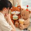 Animali Peluche Carino Morbido Cuscino Volpe Bambola Adorabile Peluche Abbracciare Animali Giocattolo Animali Ripieni Giocattolo Peluche per Ragazzi