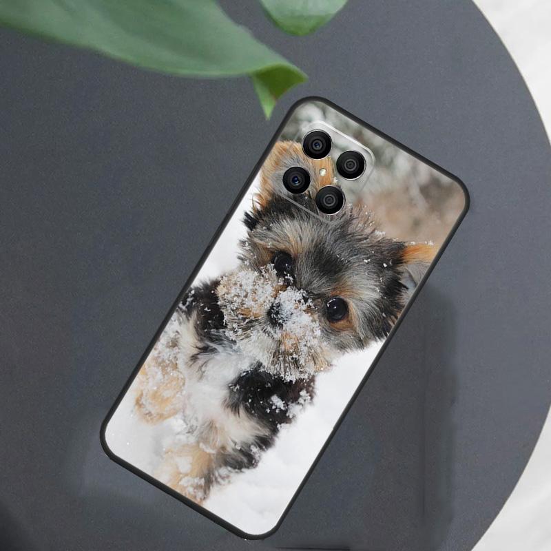 Mini Yorkshire Terrier For Honor Magic 7 Lite 6 8 Case For Honor 200 400 Pro 90 70 50 X8c X8b X9a X9b X9c X9d Win RT