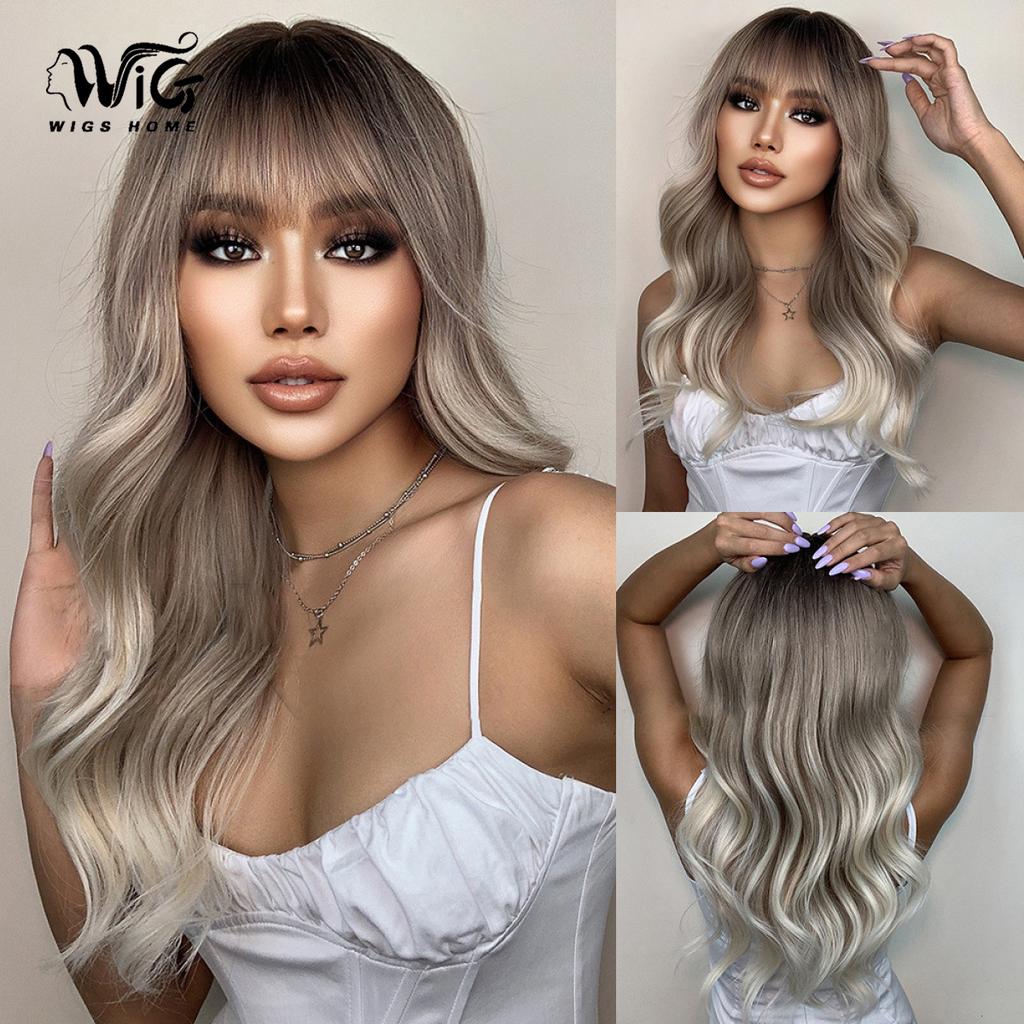 

Женский искусственный парик, 56 см, платиновый парик, длинный кудрявый парик, полное покрытие головы, розовая сетка для волос, головные уборы, украшение для красоты, парик